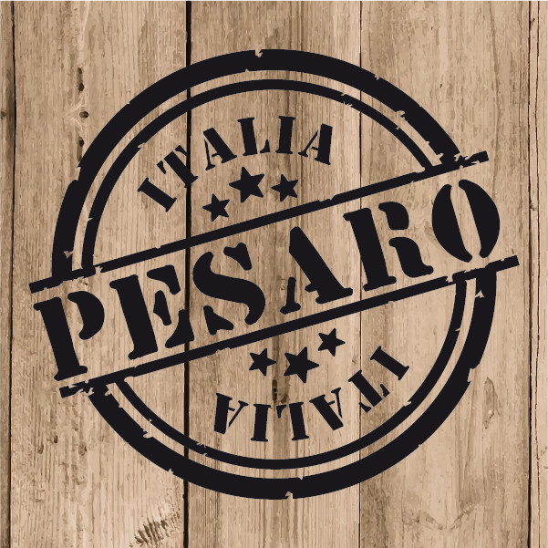Pesaro Sticker Vinyl 10 cm / 4″ Decal Stamp Pesaro Italy Car Laptop Tablet Wall