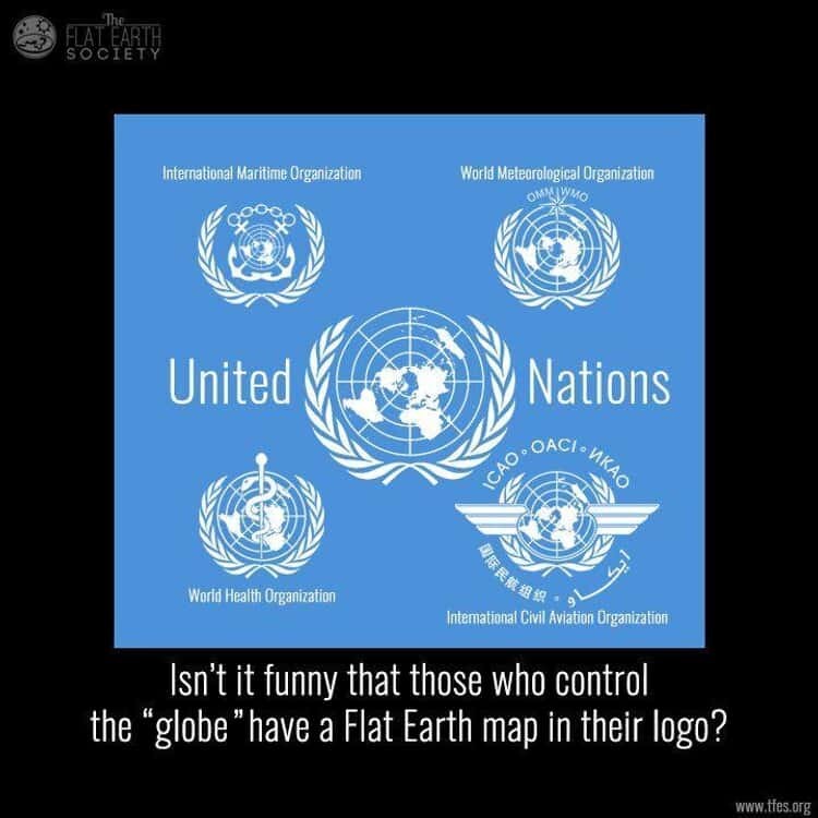 FLAT EARTH 🌎 MAP STICKER