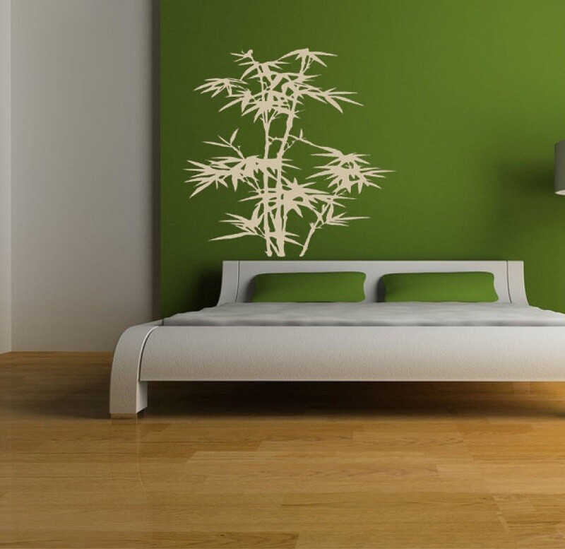 Bamboo Outdoor Nature Plants Decal Office Bedroom Vinyl Wall Mural Decor Sticker
