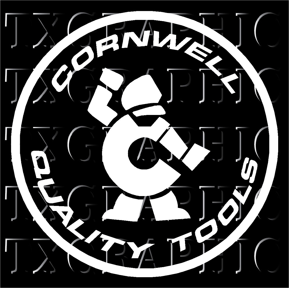 Cornwell Quality Tools LOGO DECAL STICKER Automotive Power Hand Storage