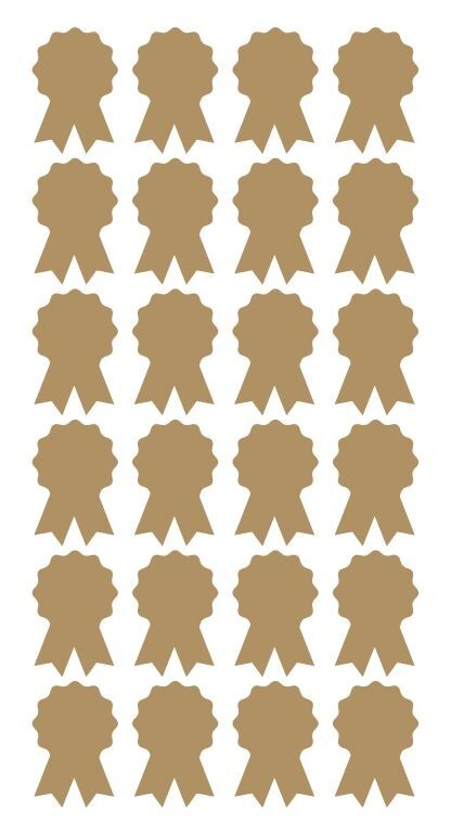 Gold Award Ribbon Stickers Sticker 1-1/4″ DC05-091