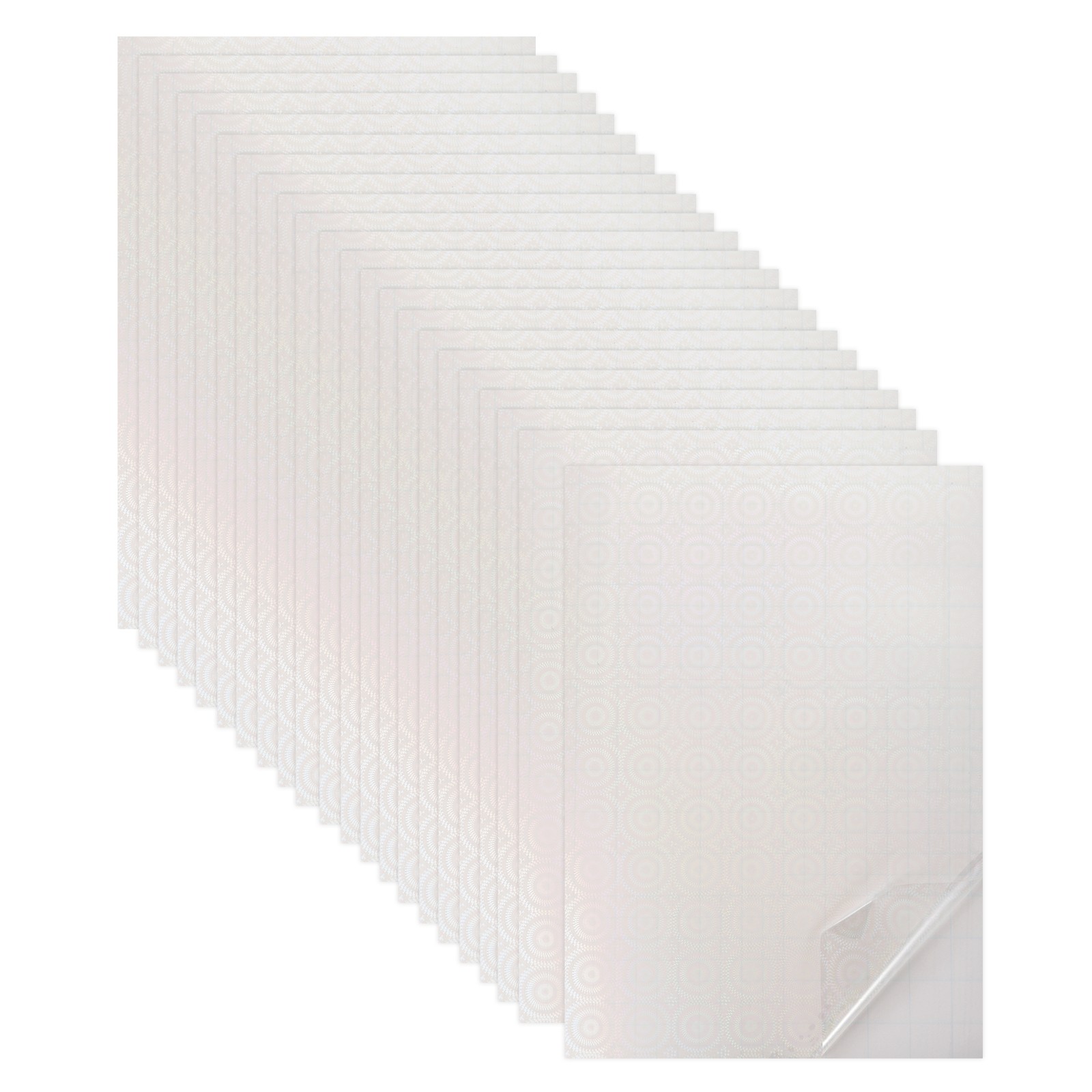 22pcs 21x30cm A4 Self Adhesive Film Holographic Adhesive Sheets