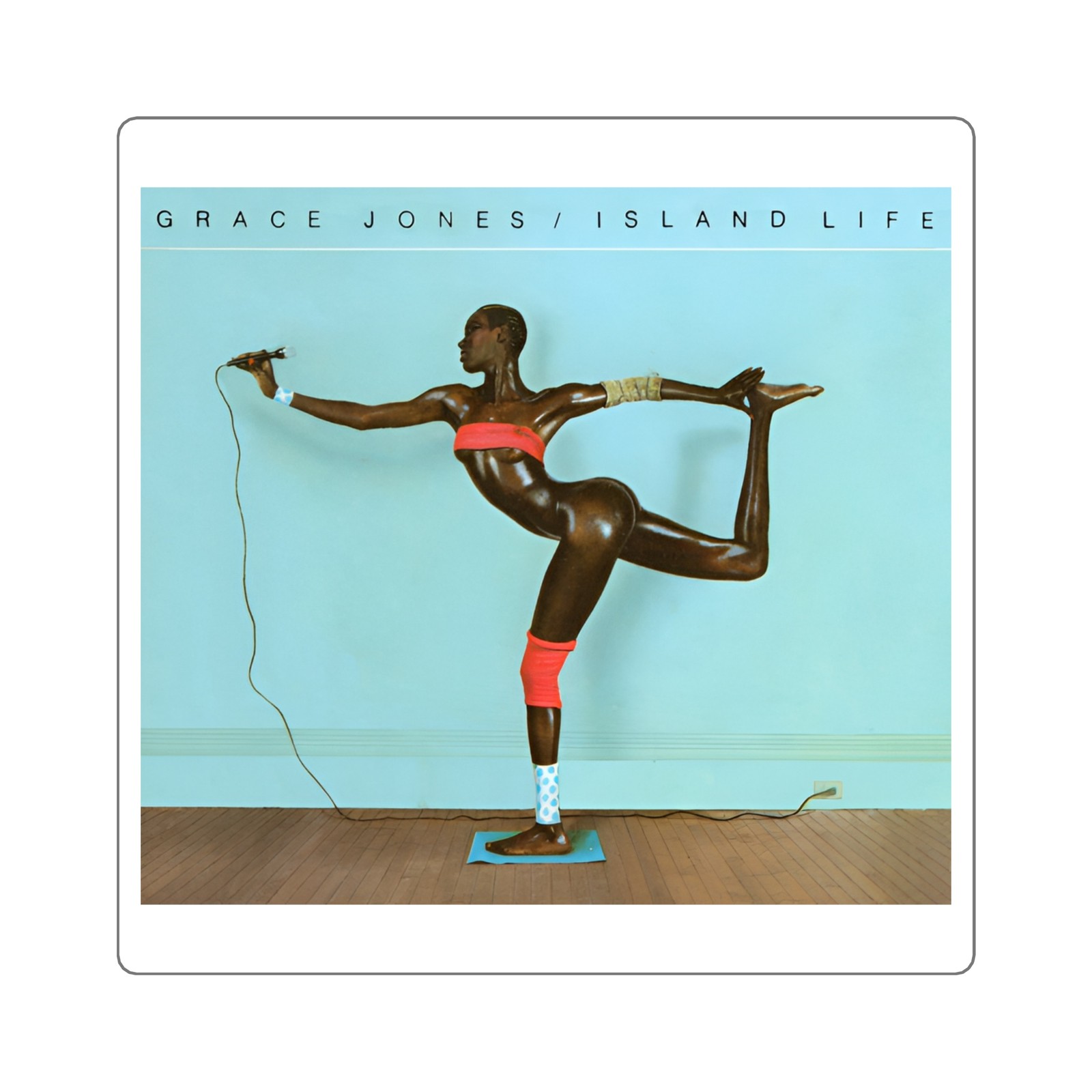 Grace Jones “Island Life” Sticker | New Wave Disco Pop Album Decal