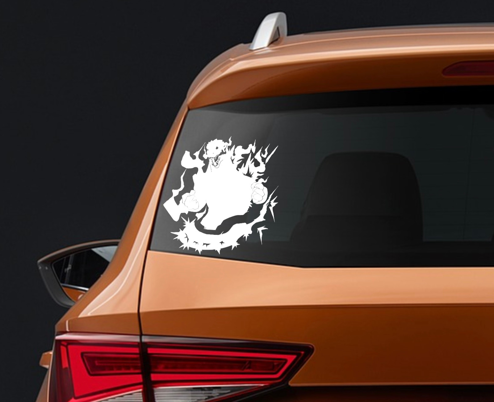 Decal Vinyl Car Truck Sticker – Fire Godzilla Kajui Choas You Pick Size & Color