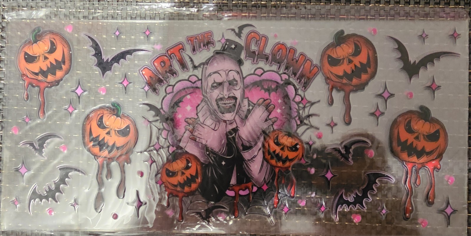Art The Clown Uv Dtf Wrap