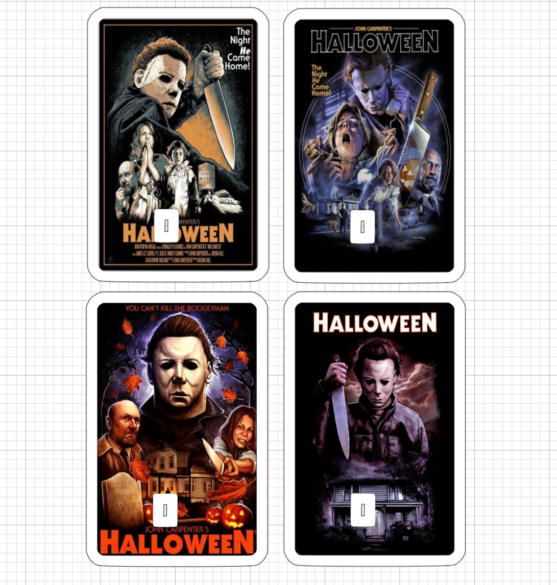 Michael Myers Halloween Movie Poster Credit Debit Card ATM Skin Sticker Horror