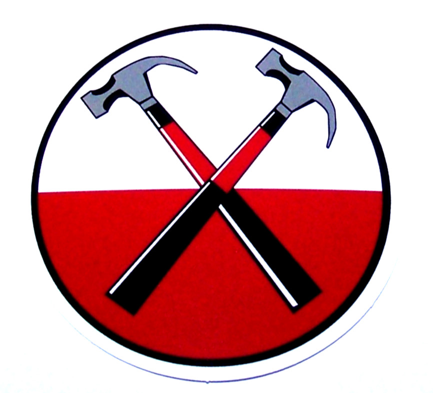 PINK FLOYD – Logo Cut Sticker Decal Band Music Rock THE WALL Pink Floyd