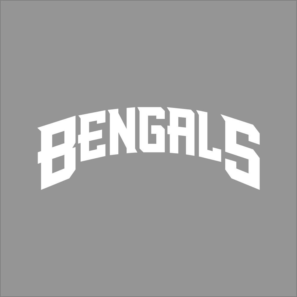 Cincinnati Bengals #5 NFL Team Logo 1 Color Vinyl Decal Sticker Window Car Wall