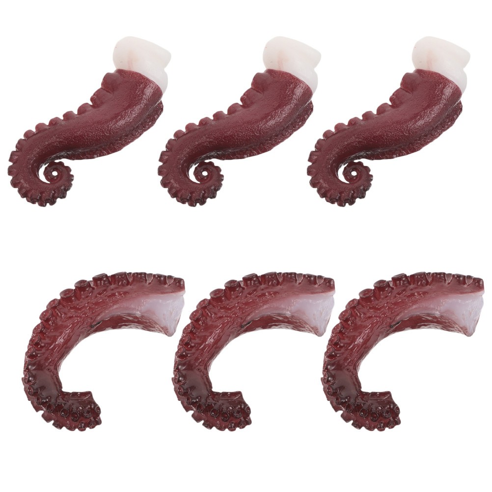 6pcs Lifelike Octopus Arms – Realistic Octopus Display Model Fake