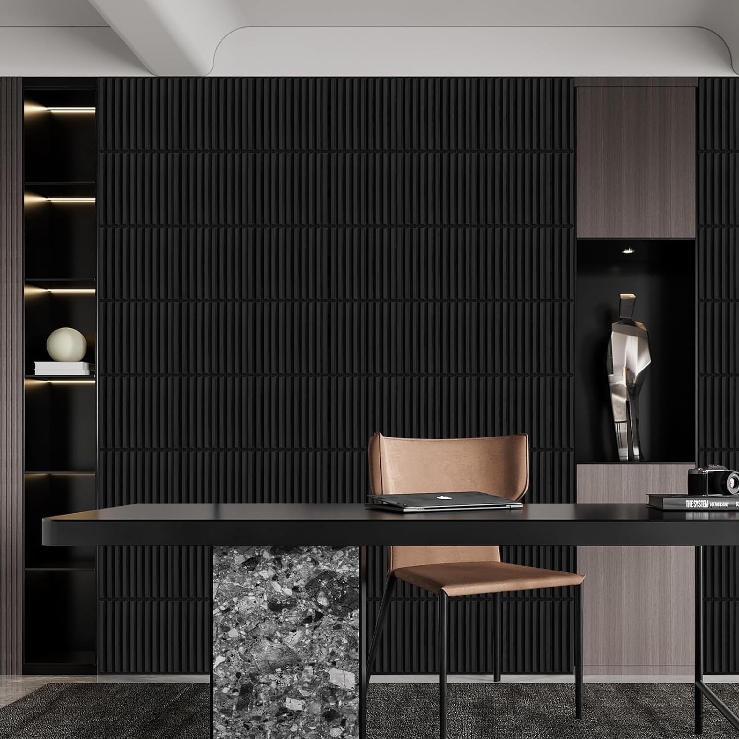 30 Pack 3D Wall Panel for Interior Wall Décor, PVC Flower Textured Wall Panel…
