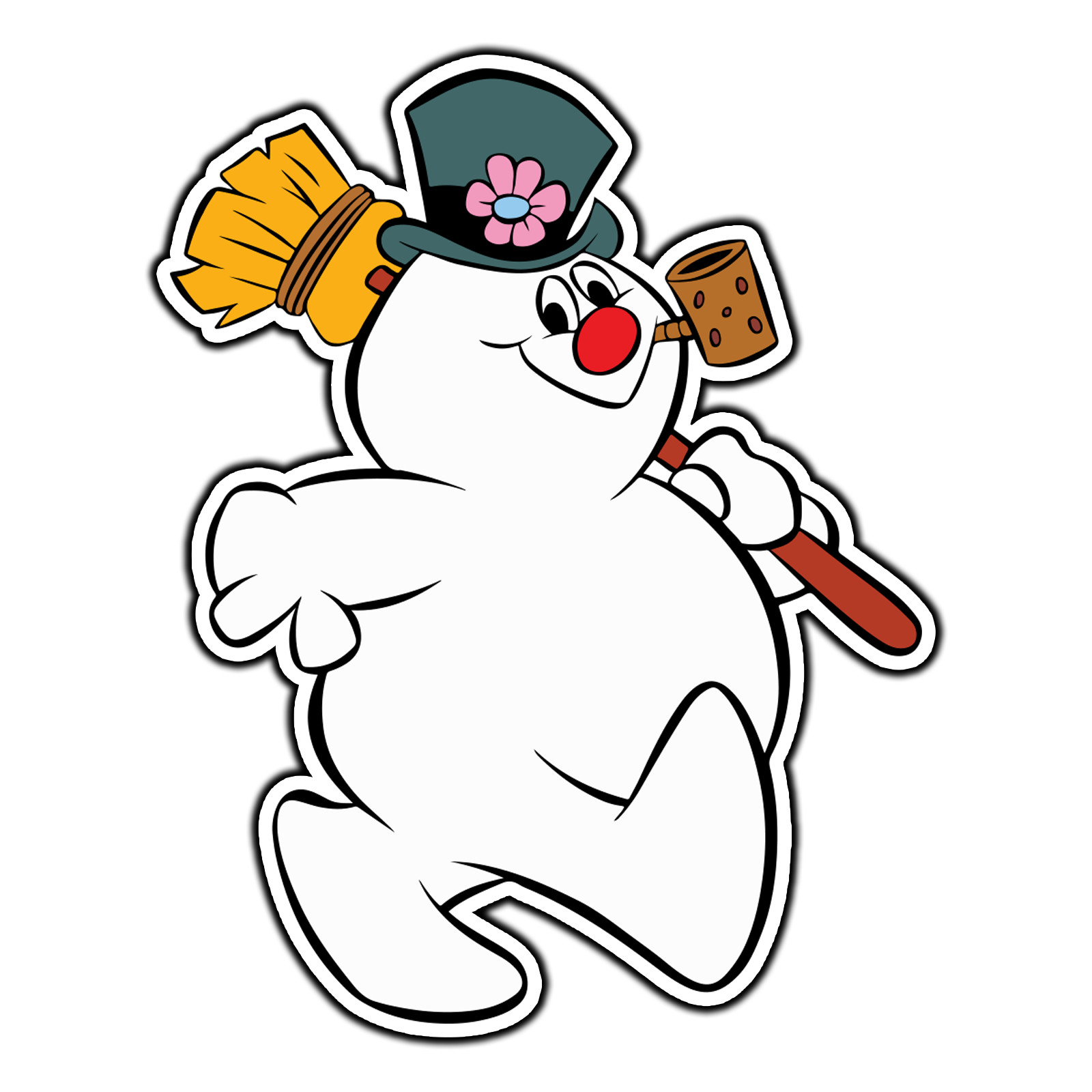 Frosty The Snowman #1 Christmas Sticker Waterproof Vinyl Decal Die-Cut