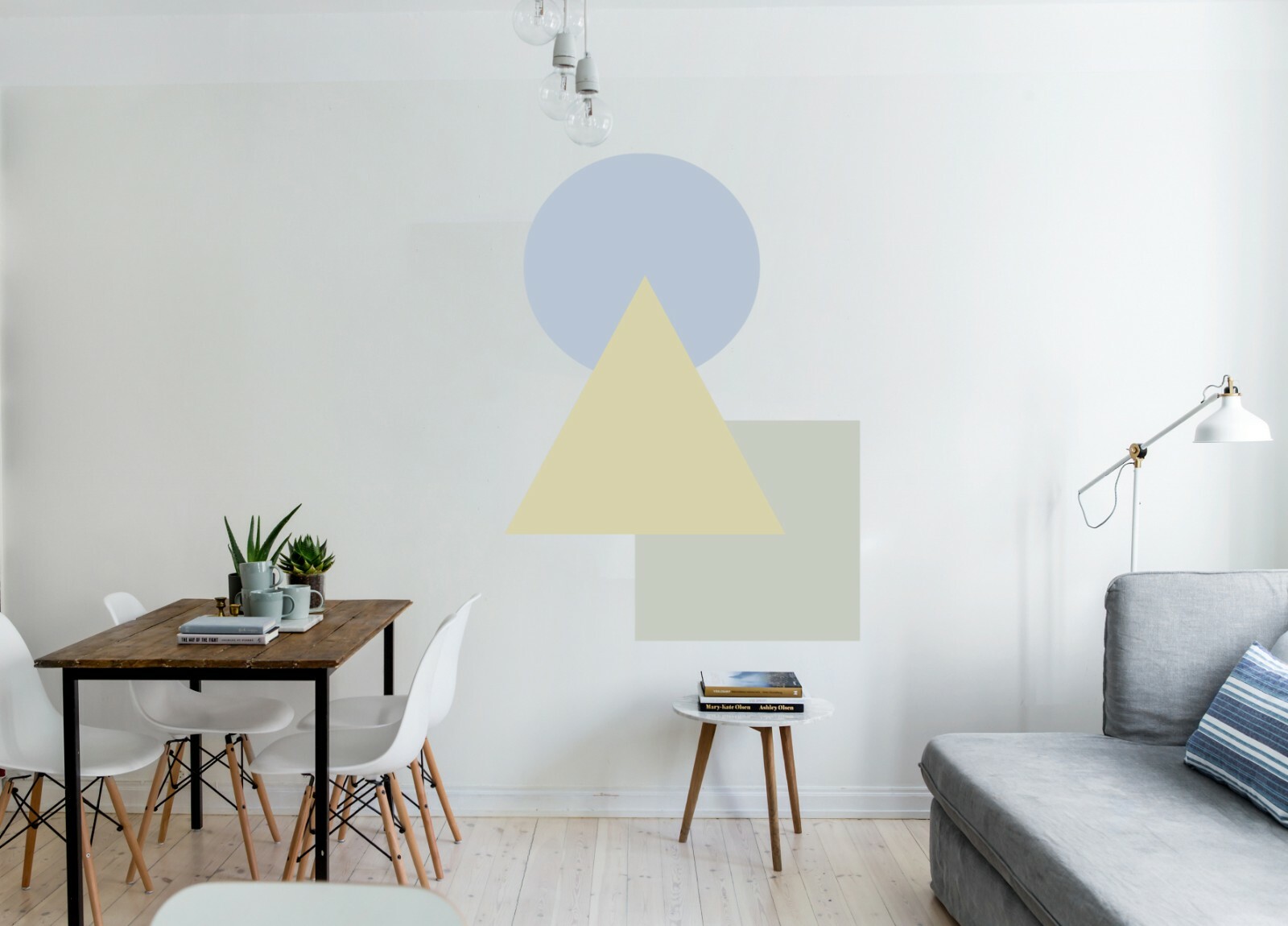 Wall Decal Geometric Circle wall decals Boho wall decal living room