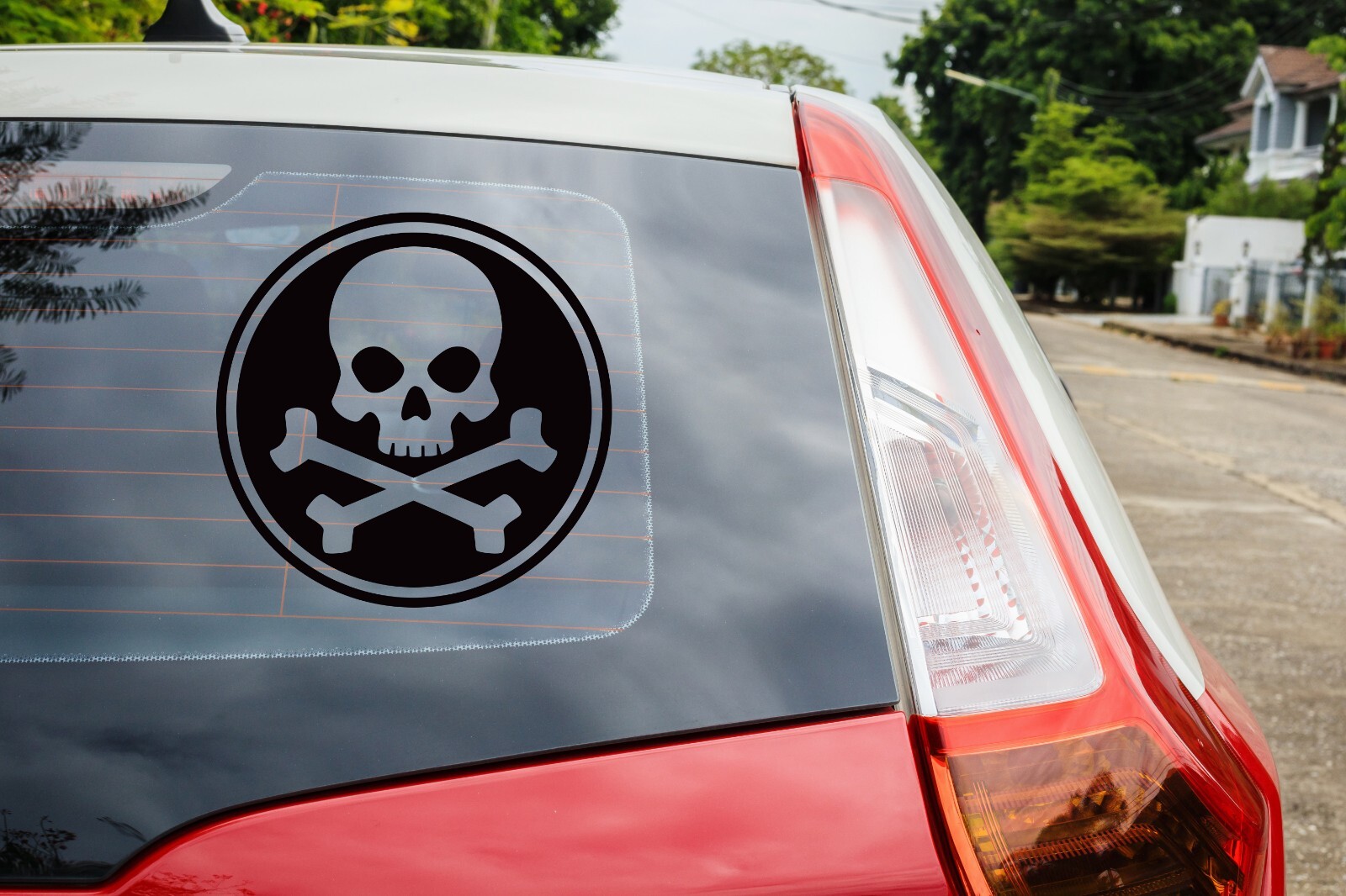 Jolly Roger Skull Vinyl Sticker Decal | Pirate Flag Symbol | Waterproof | 2–10″