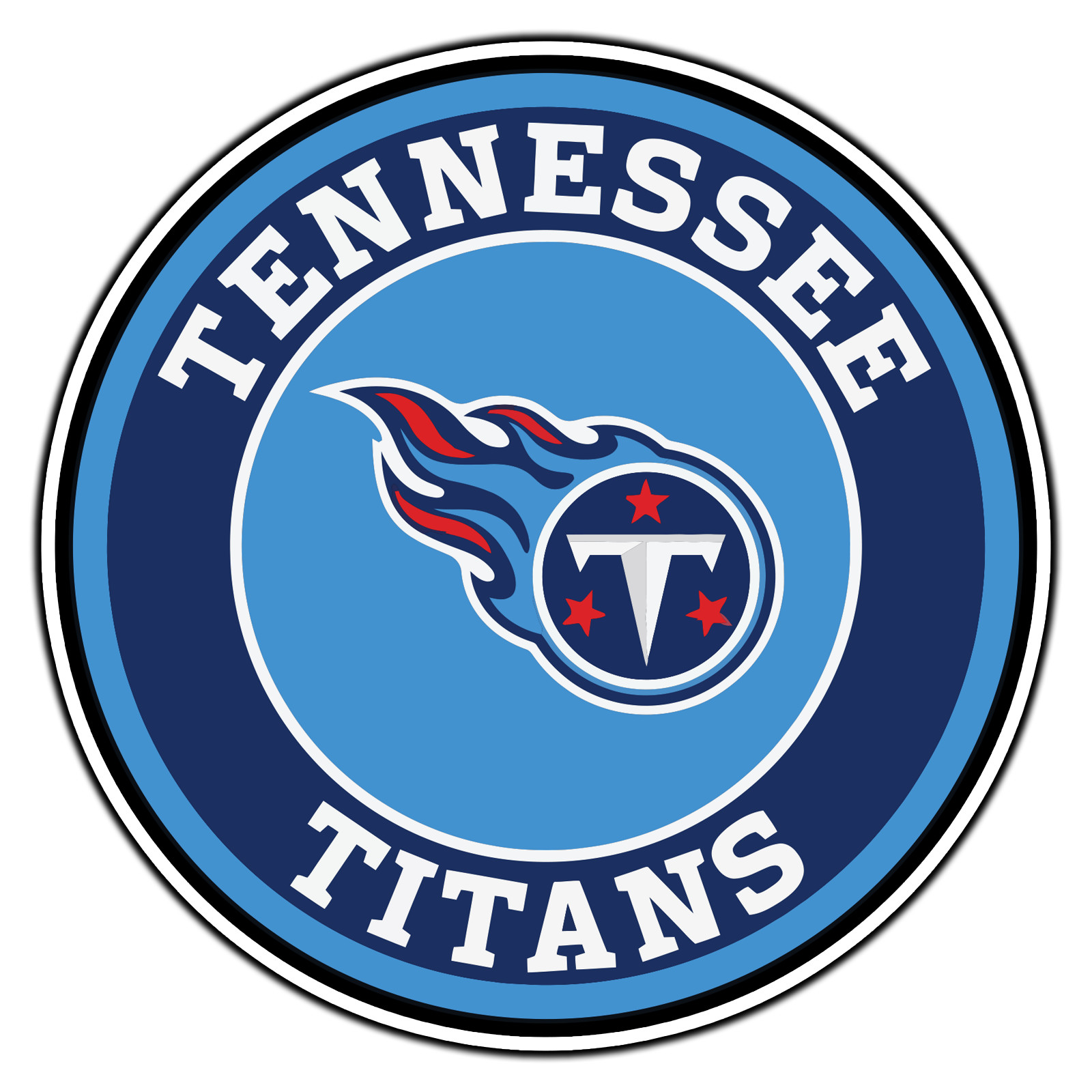 Tennessee Titans Emblem Logo #7 Football Sticker Waterproof Vinyl Decal Die-Cut