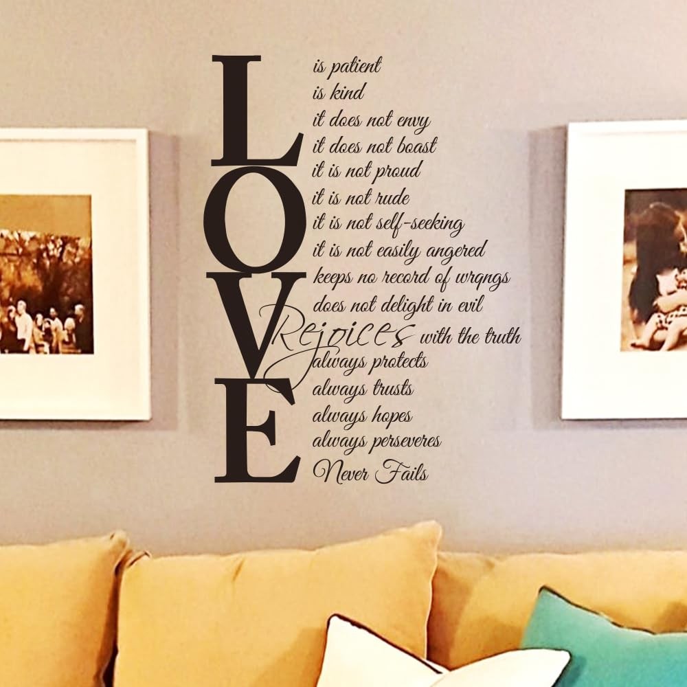 Living Room Wall Decals Decor Quotes Sayings Inspirational Vinyl Wall Art Sti…
