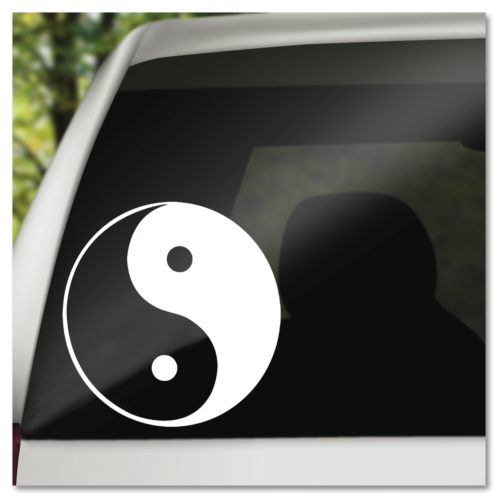 6″ Classic Yin Yang Symbol Vinyl Decal Sticker