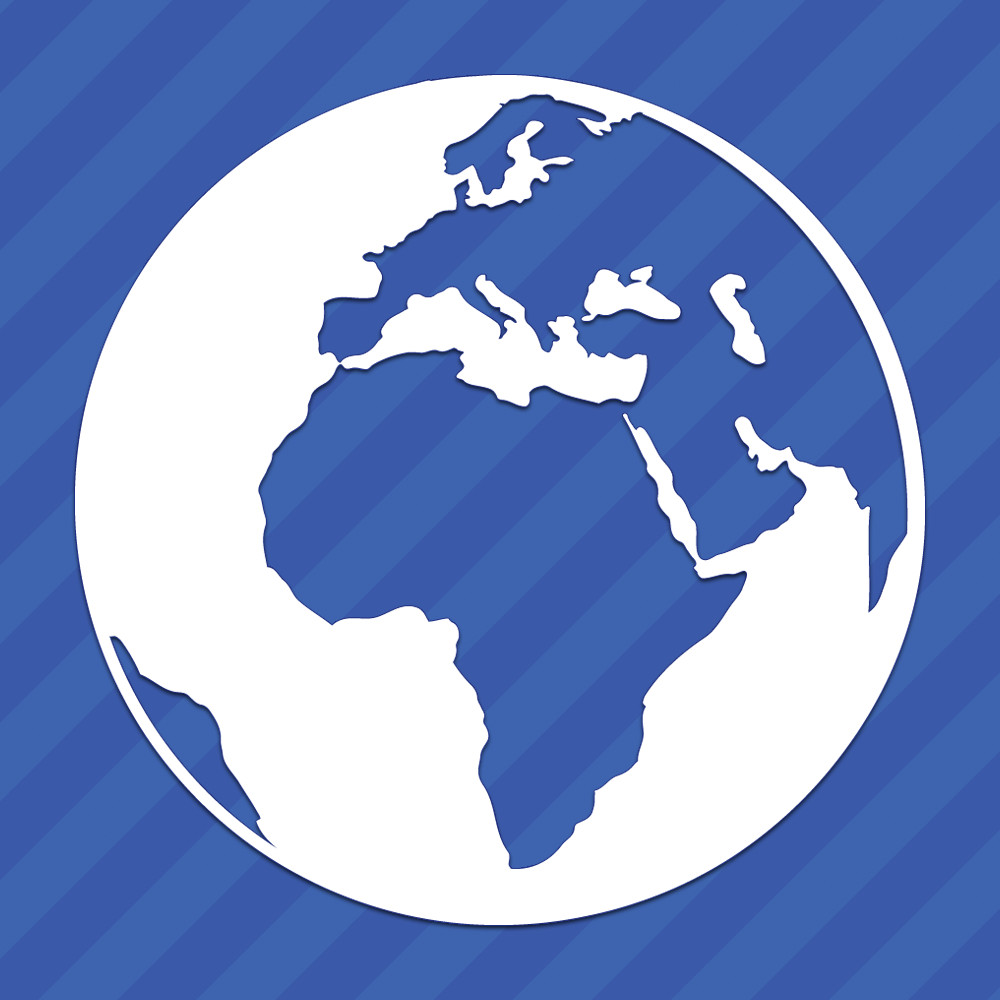 Planet Earth World Globe Vinyl Decal Sticker