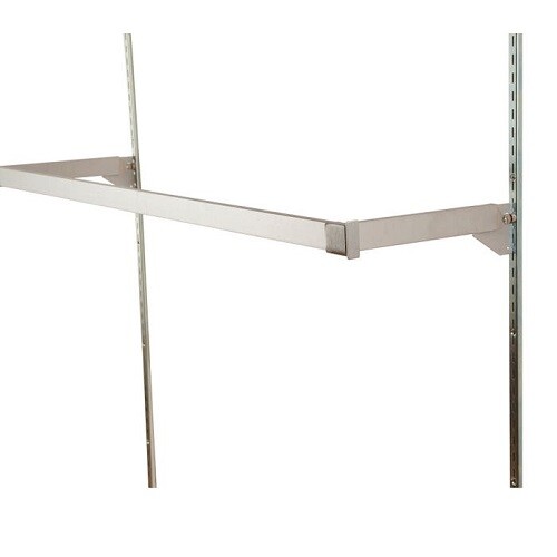 Econoco CR12-SC 12″ Long Rectangular Tubing Hangrail Bracket (Pack of 25)