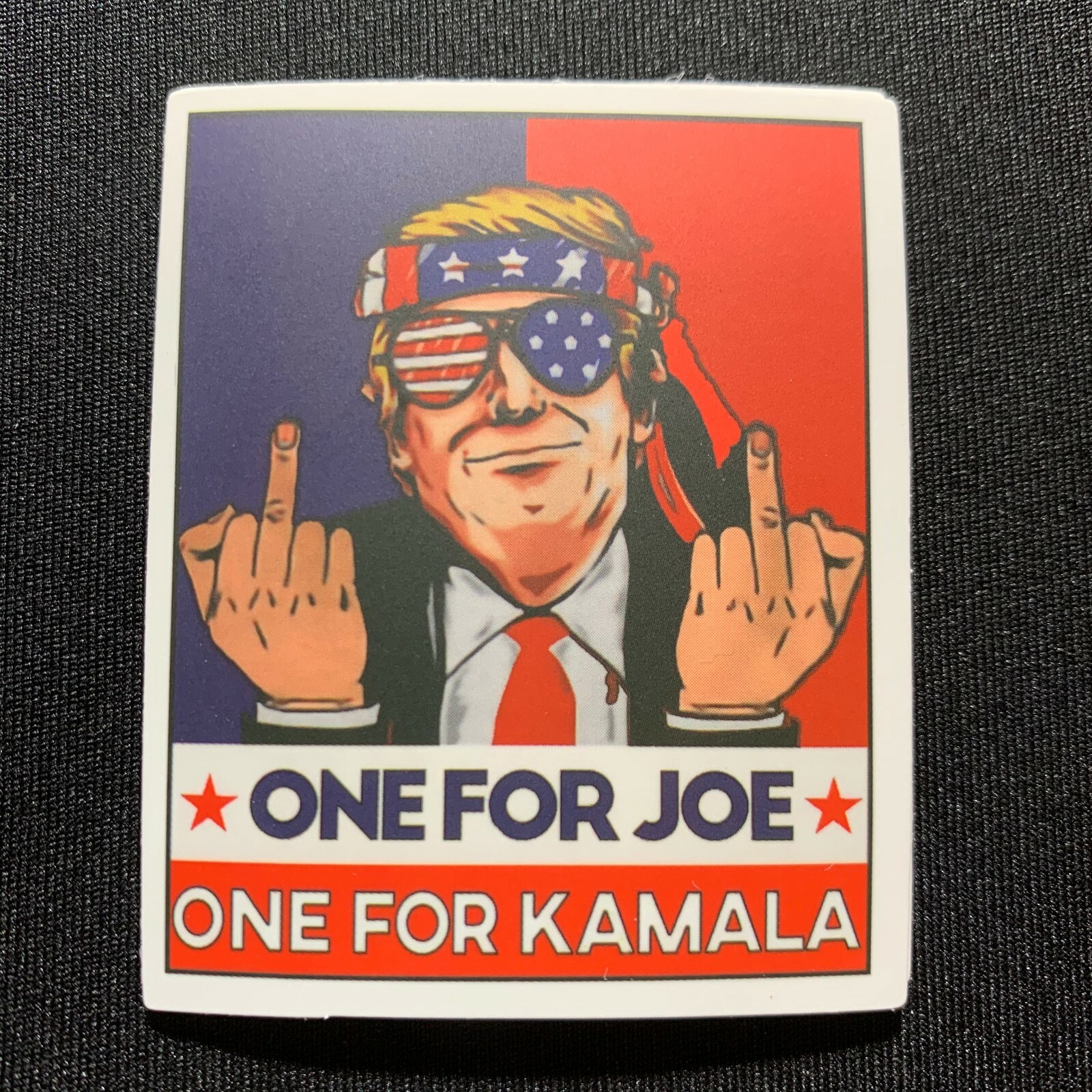 Trump 3″ Vinyl Stickers 2024 President USA Vote Election day. America Donald J