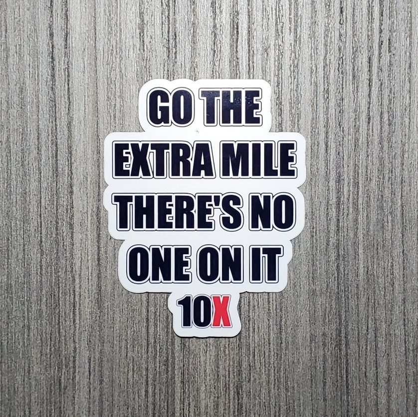 10X – Motivational Stickers