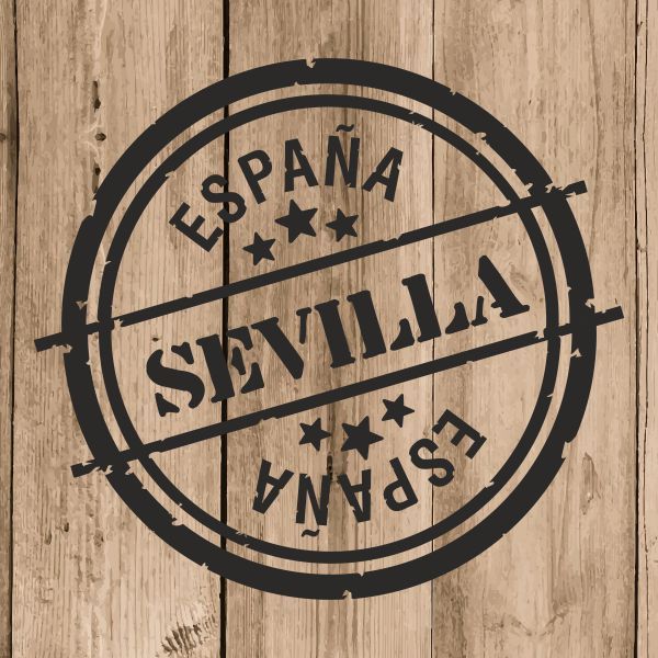 Seville Sticker Vinyl 10 cm / 4″ Decal Stamp Sevilla Spain Car Laptop Tablet