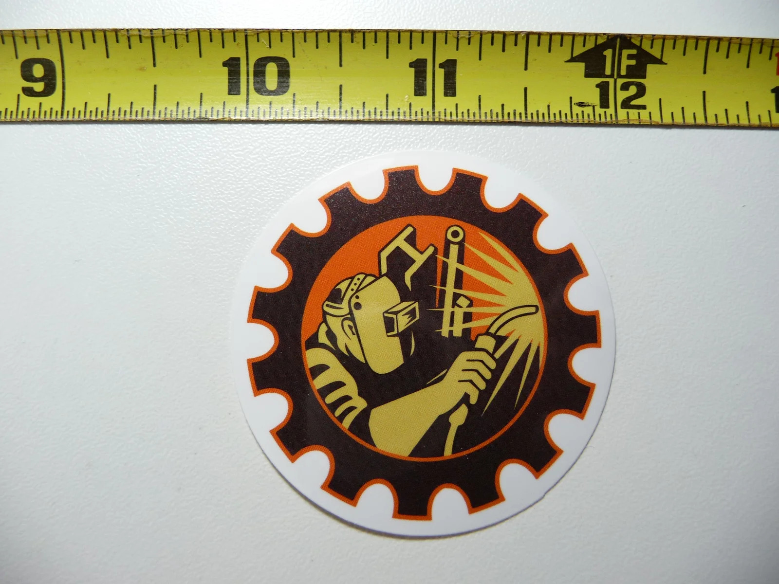 WELDER WELDING GEAR SMALL STICKER DECAL WORK JOB HARD HAT PRIDE FUNNY