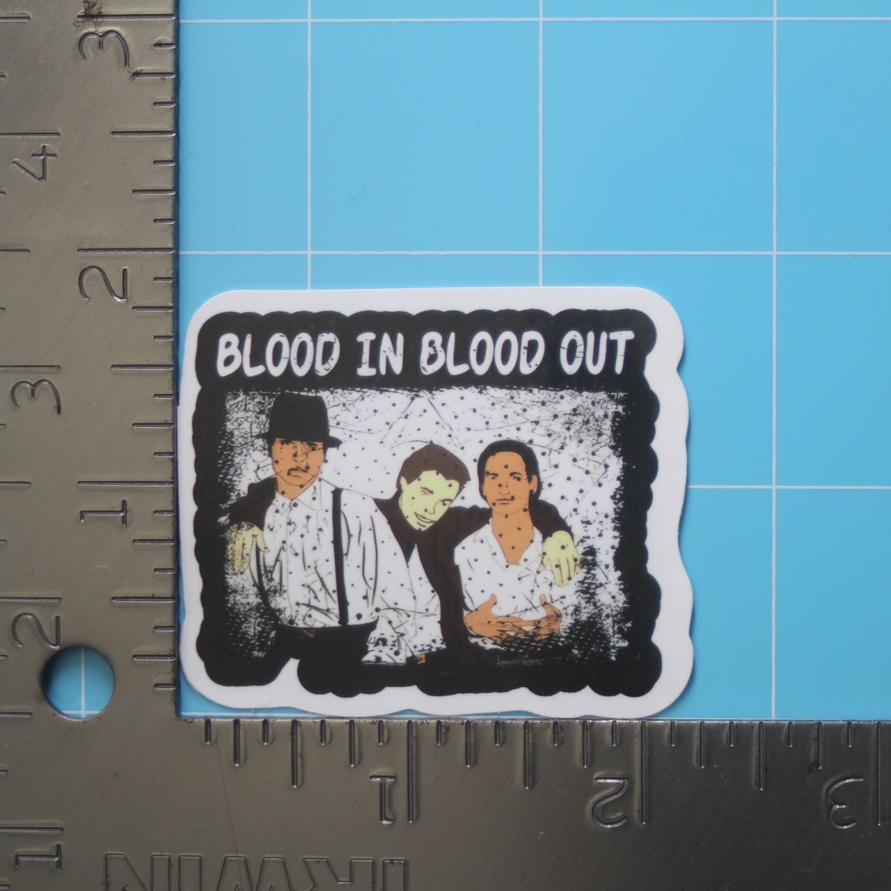 Blood In Blood Out Sticker (VL VATOS LOCOS) Gangster Movie, Gloss PVC Decal