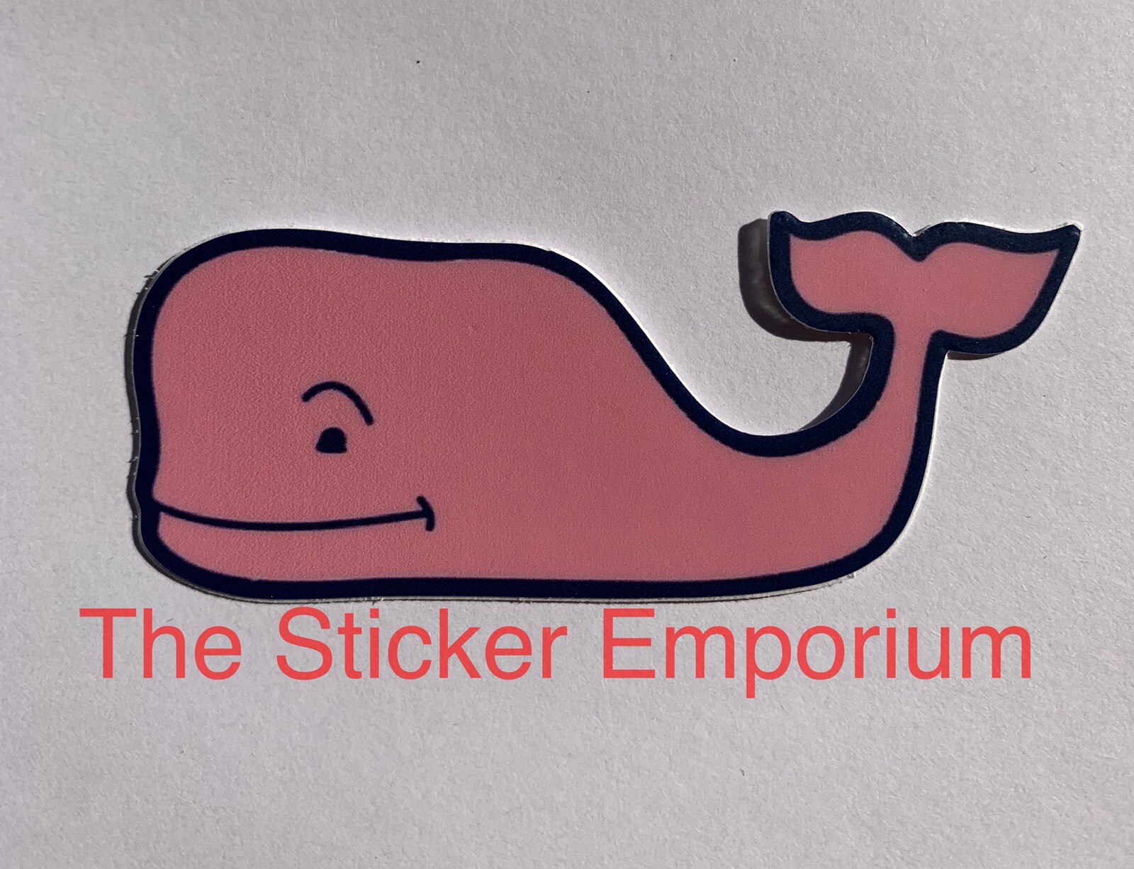 Martha’s Vineyard Pink Whale Sticker ~ Water Bottle ~ Laptop Tumbler Vinyl Decal