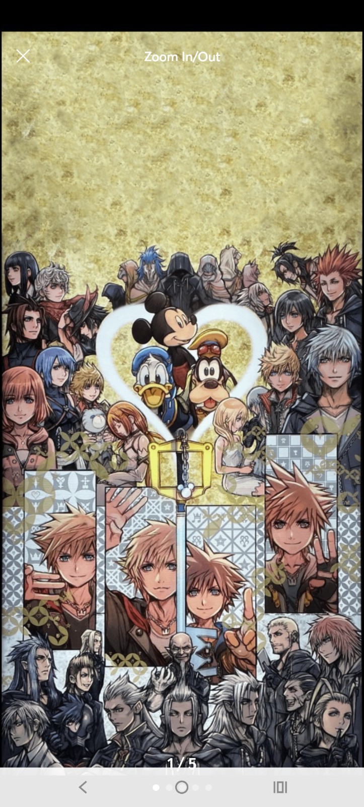 Kingdom Hearts 20th Anniversary X VYNIL HIGH-GLOSS STICKER X 3X2 INCHES X DISNEY