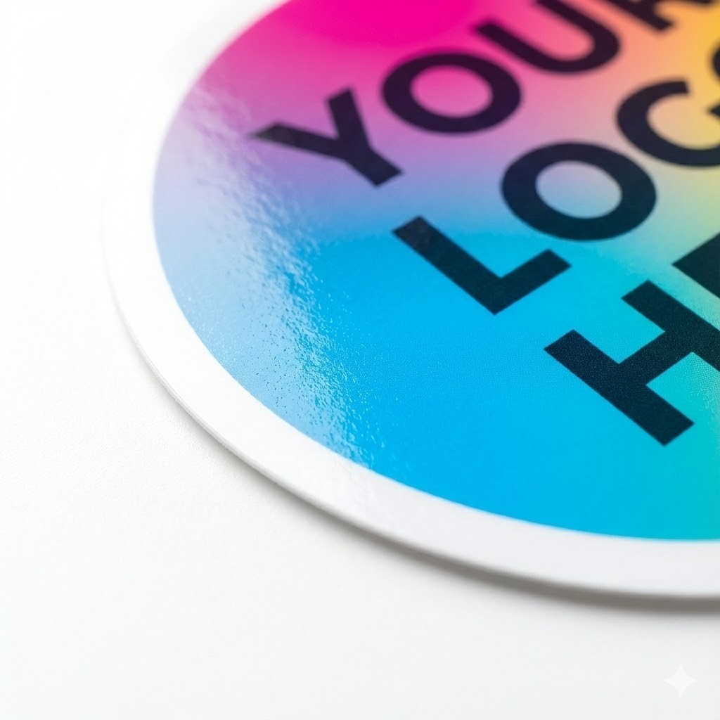 Custom Business Logo Stickers | Full Color Vinyl Waterproof 2″-20″