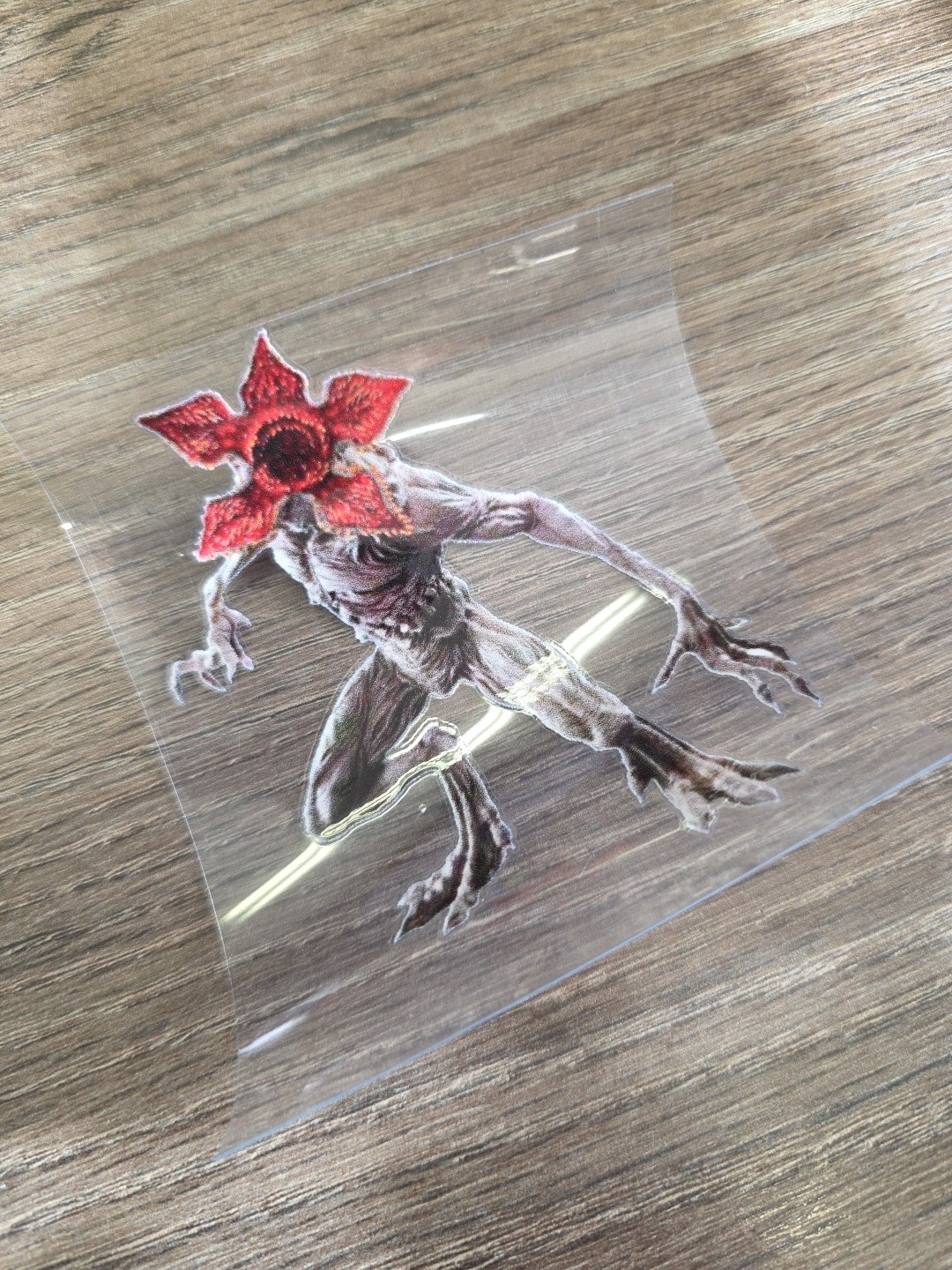 Demogorgan Stranger Things Title UV DTF Decal Sticker Waterproof USA