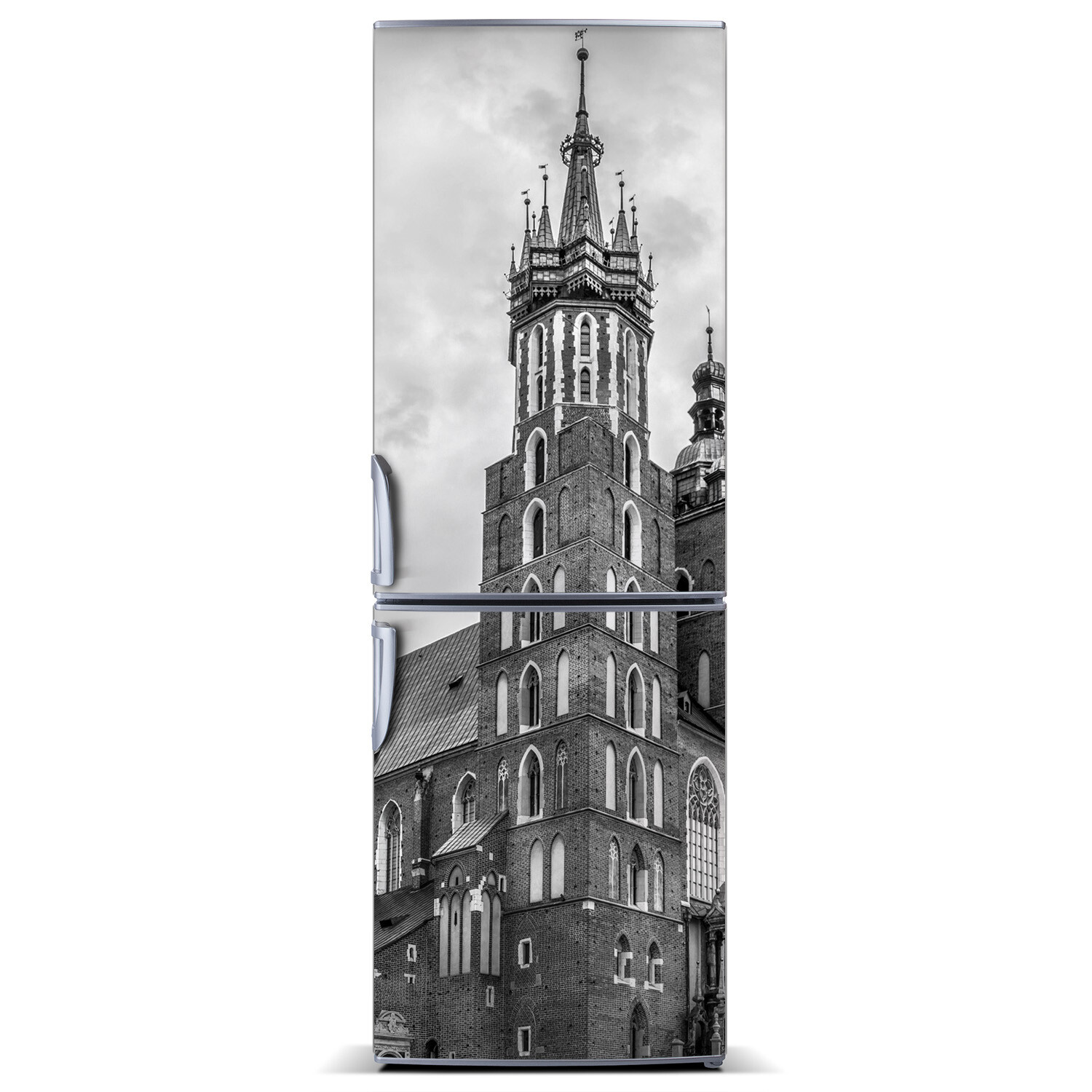 Magnet Sticker Refrigerator removable Architecture Cracow, Poland