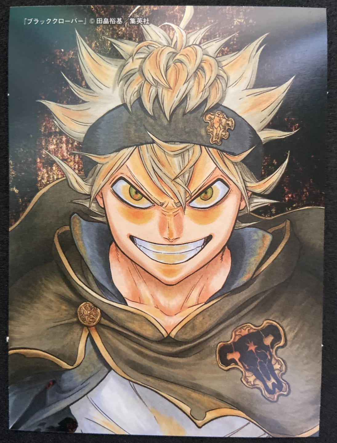 Black Clover Asta Shonen Jump Sticker Collection Jump Festa 2018 Japanese