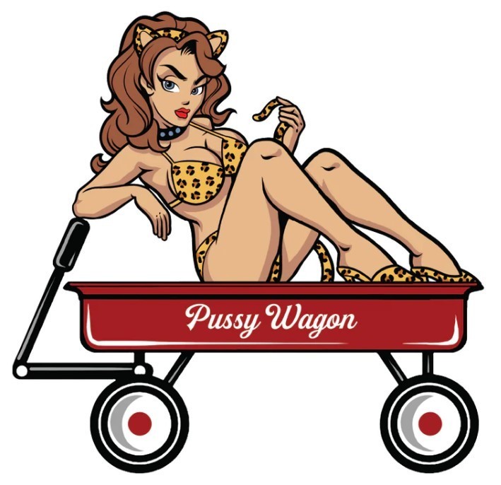NEW LETHAL THREAT LETHAL PUSSY WAGON MINI DECAL STICKER 3″x3″ RC00300