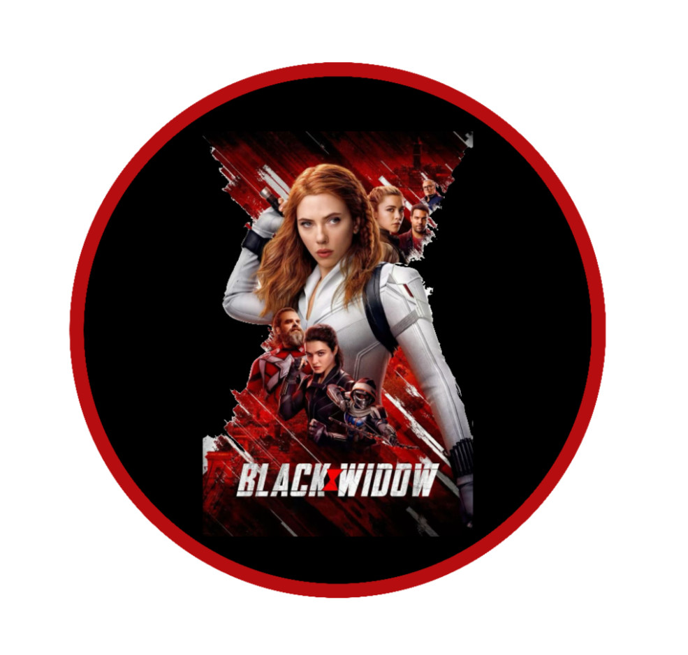 Avengers Black Widow Movie – 4″ Handmade Vinyl Decal Vehicle Cooler Laptop Decor