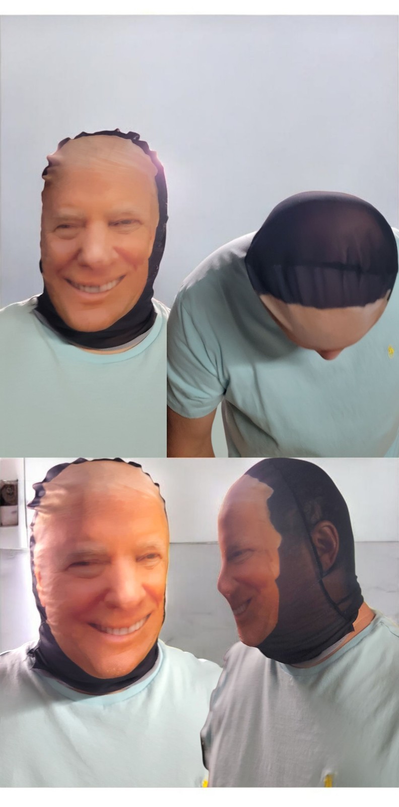 🎇 President Donald Trump Seethru Pullover Mask Mesh Full Face Halloween Costume