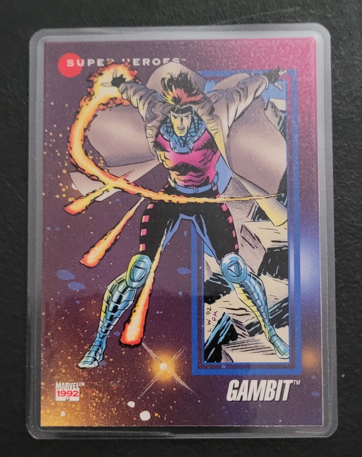 1990’s Impel Marvel Universe Super Heroes Fridge/Locker/Cabinet Laminated Magnet