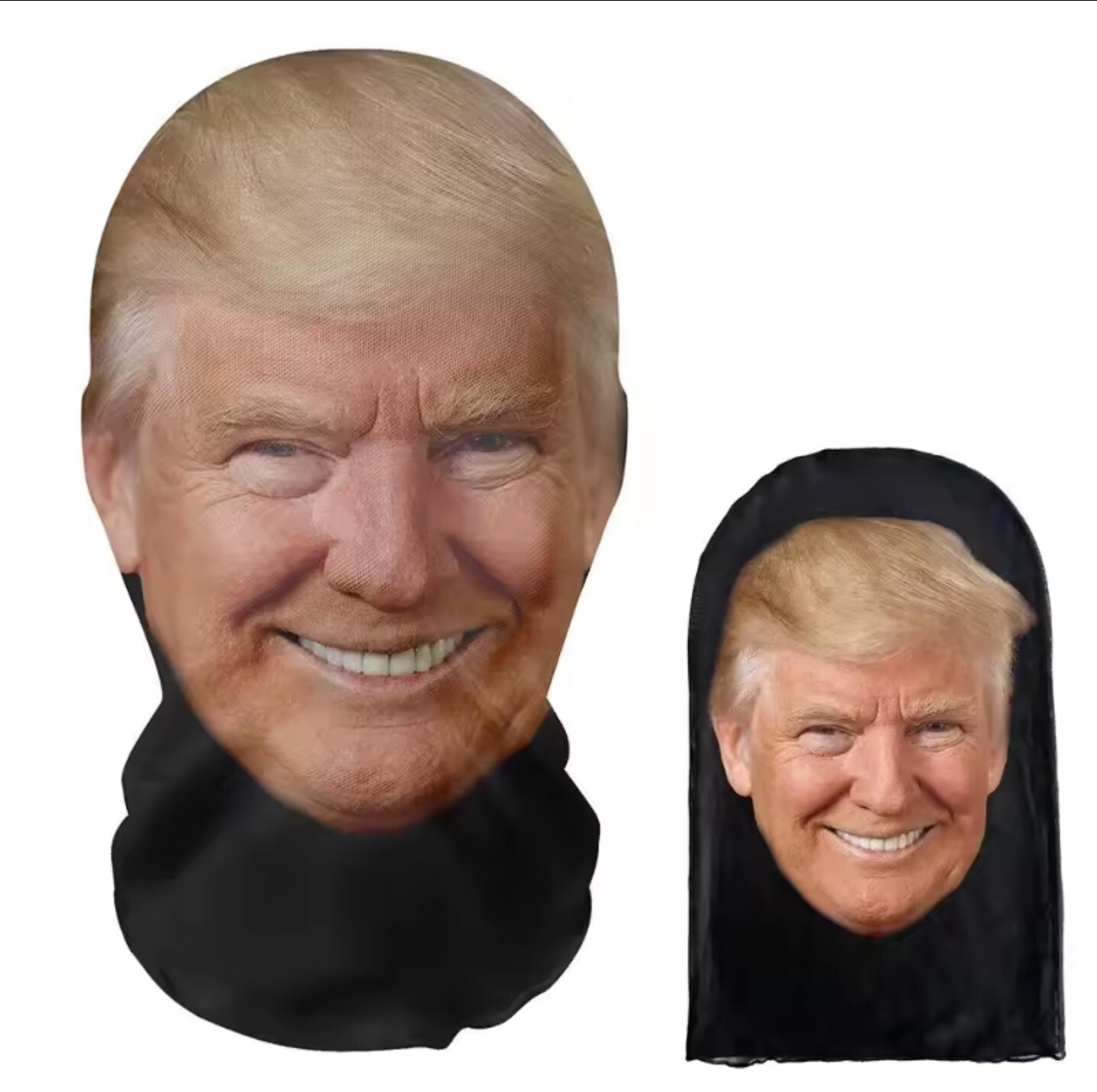 🎇 President Donald Trump Seethru Pullover Mask Mesh Full Face Halloween Costume