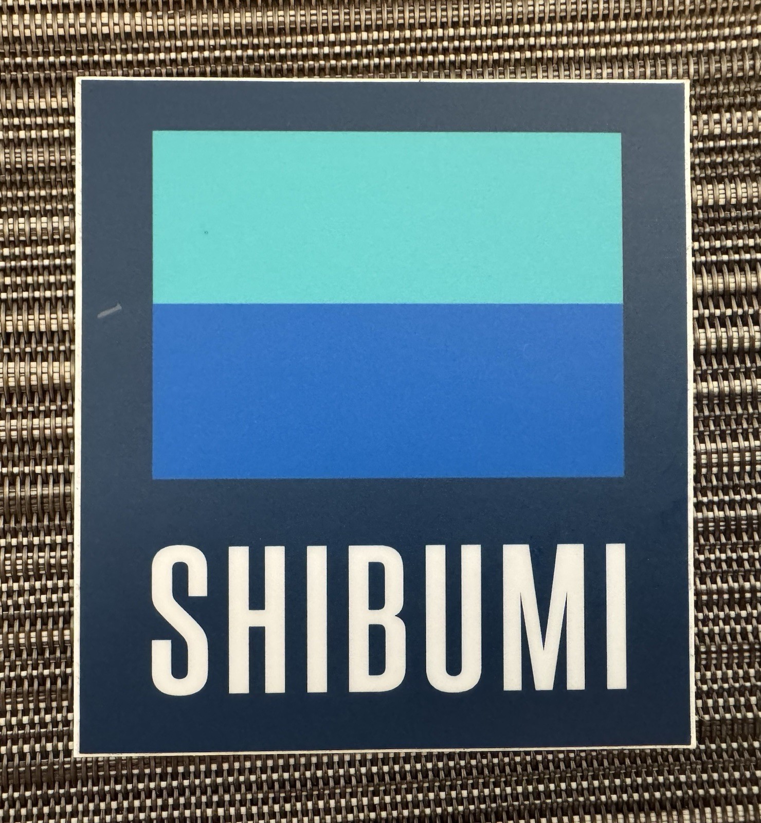 SHIBUMI STICKER Decal Thick Vinyl Decal Pop Up Tent Canopy Beach Gear Outdoors