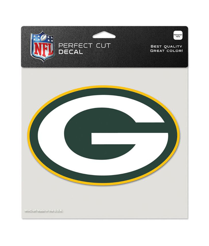 Green Bay Packers 8 x 8″ Perfect Cut Decal