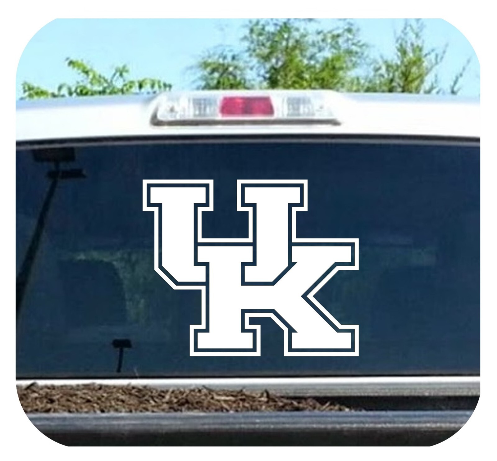 Kentucky Wildcats Basketball Football UK Logo Vinyl Decal Sticker Car Window
