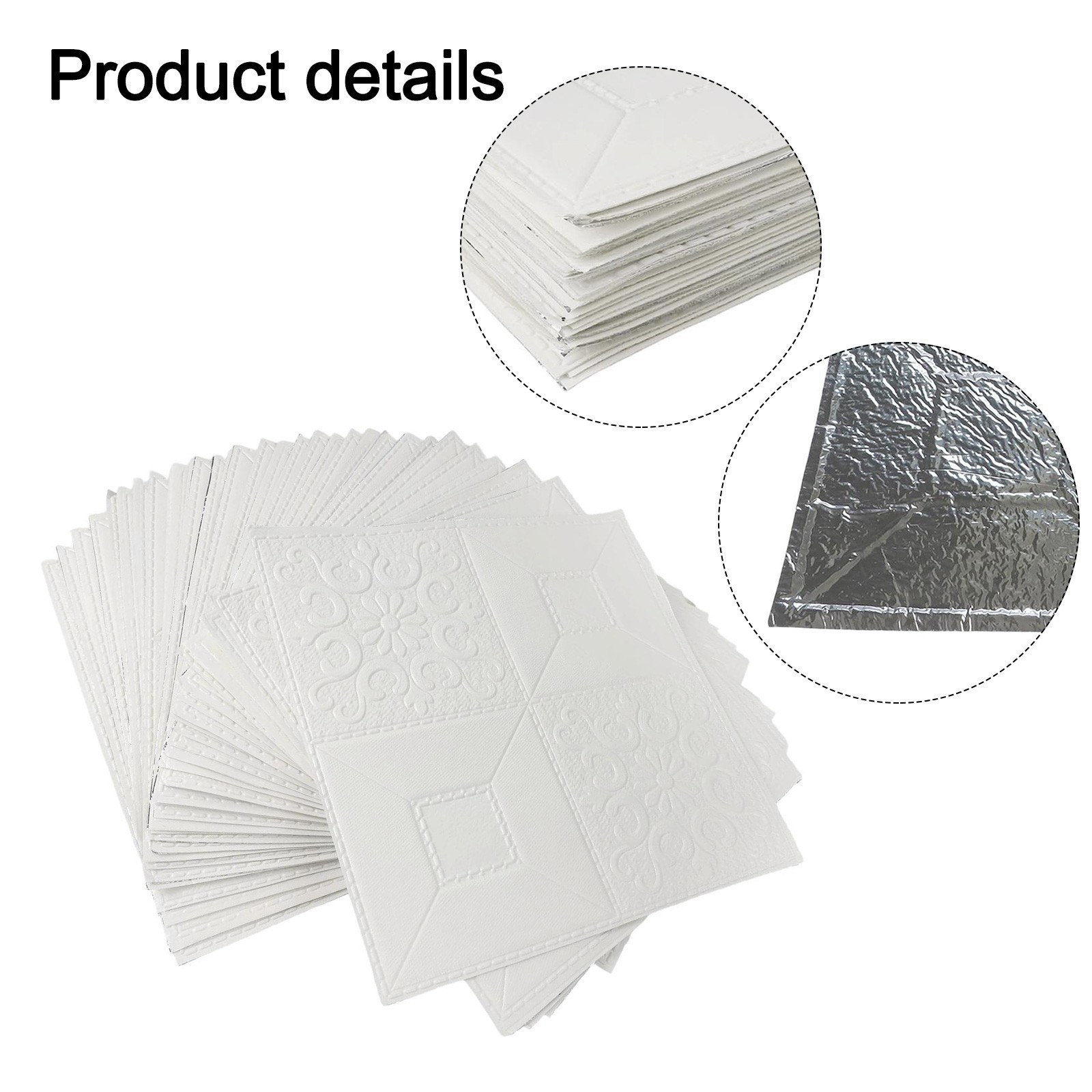 Noise Reducing Foam Tile Wall Sticker for a Peaceful Environment 30 Pcs