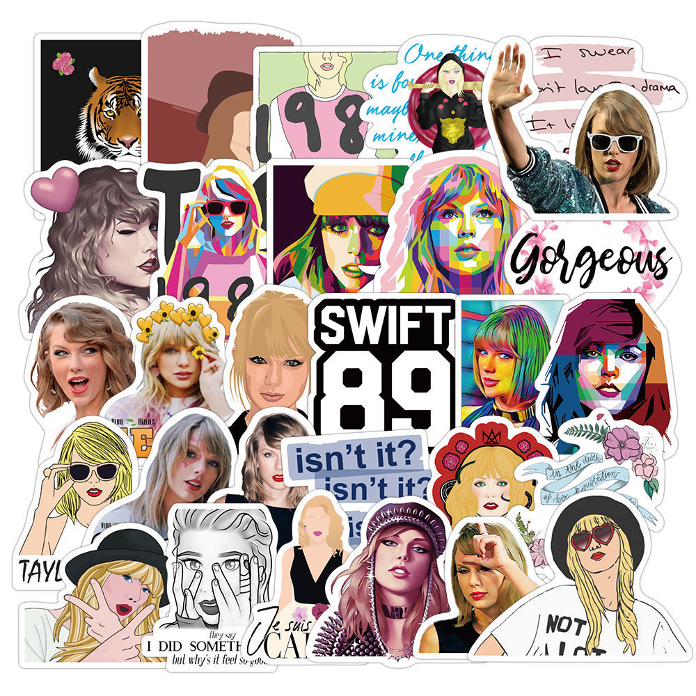 TAYLOR SWIFT Vinyl Stickers~DELICATE Isn’t It 89~Waterproof WATER BOTTLE Decals