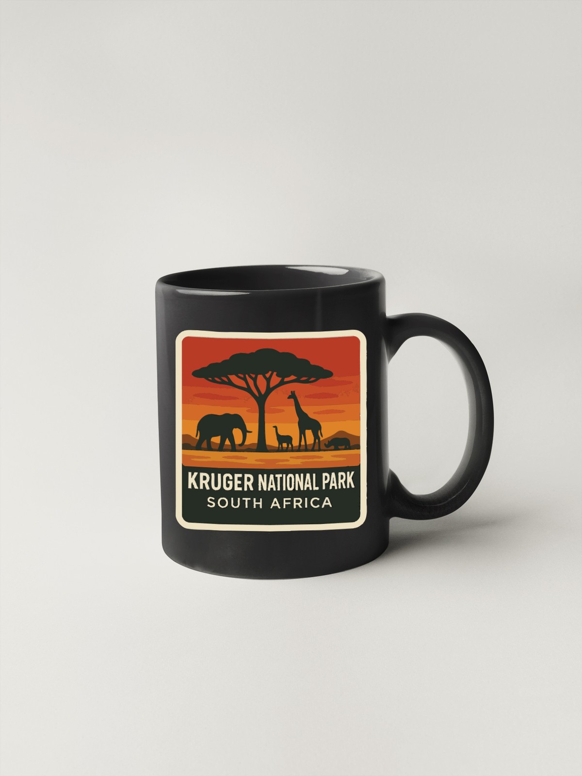 Kruger National Park South Africa Sticker Decal Vinyl Die-Cut Symbolic Landmark