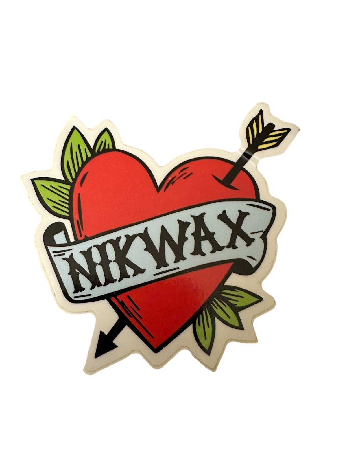 Original Nikwax Heart sticker decal 3.5″ x 3.5″ Outdoor Adventure Water Proofer