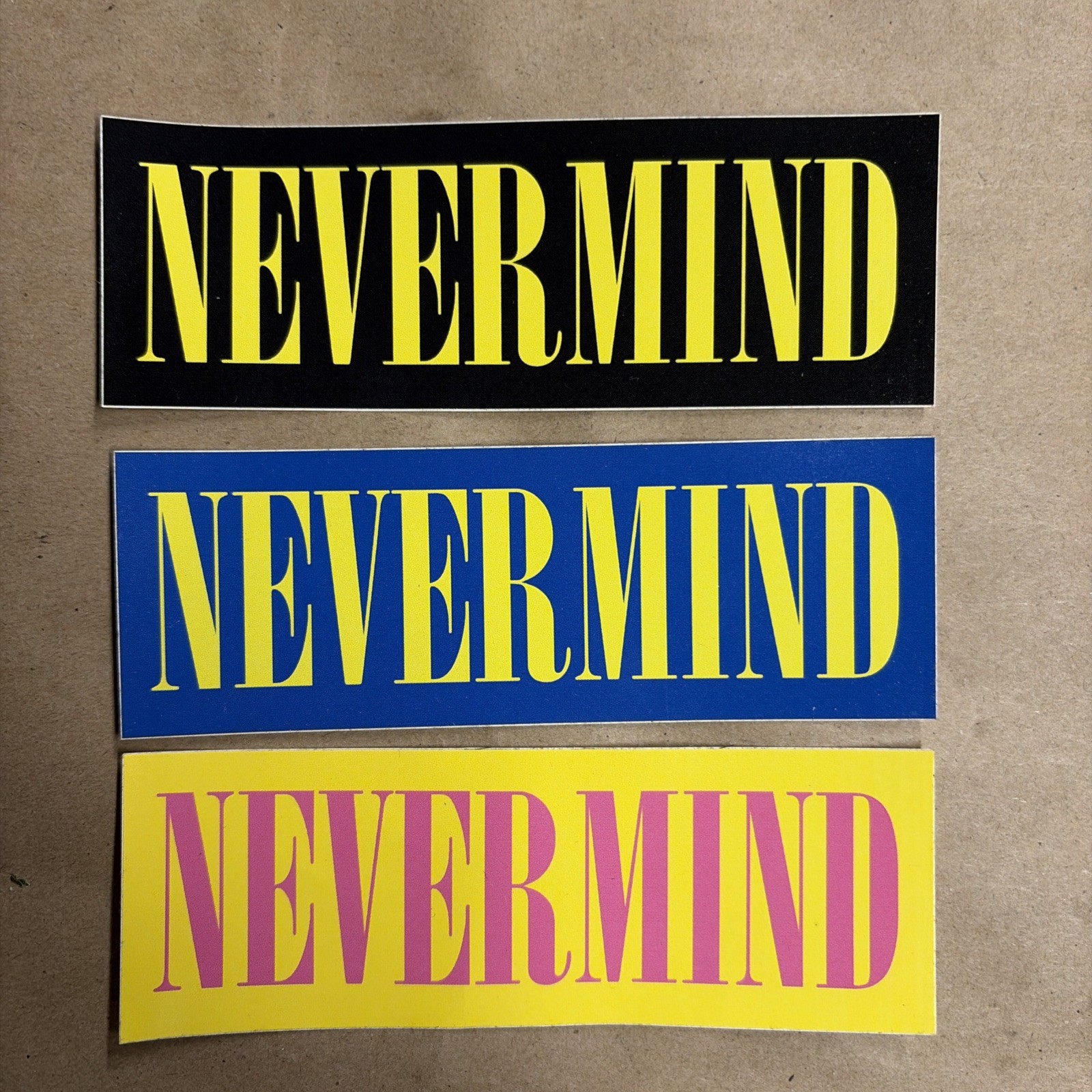 Nirvana Sticker Set Nevermind Supreme Vintage Found