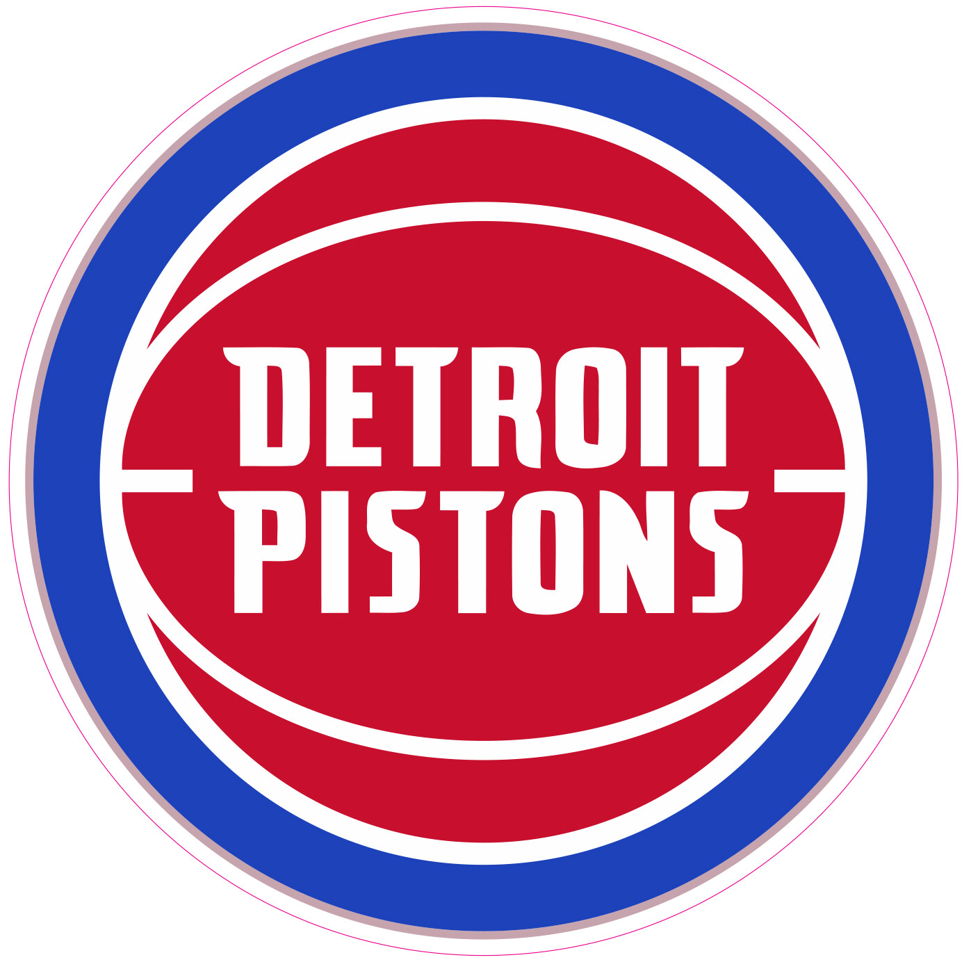 Detroit Pistons Basketball Vinyl Decal Sticker Car Truck Bumper Tumbler Mug