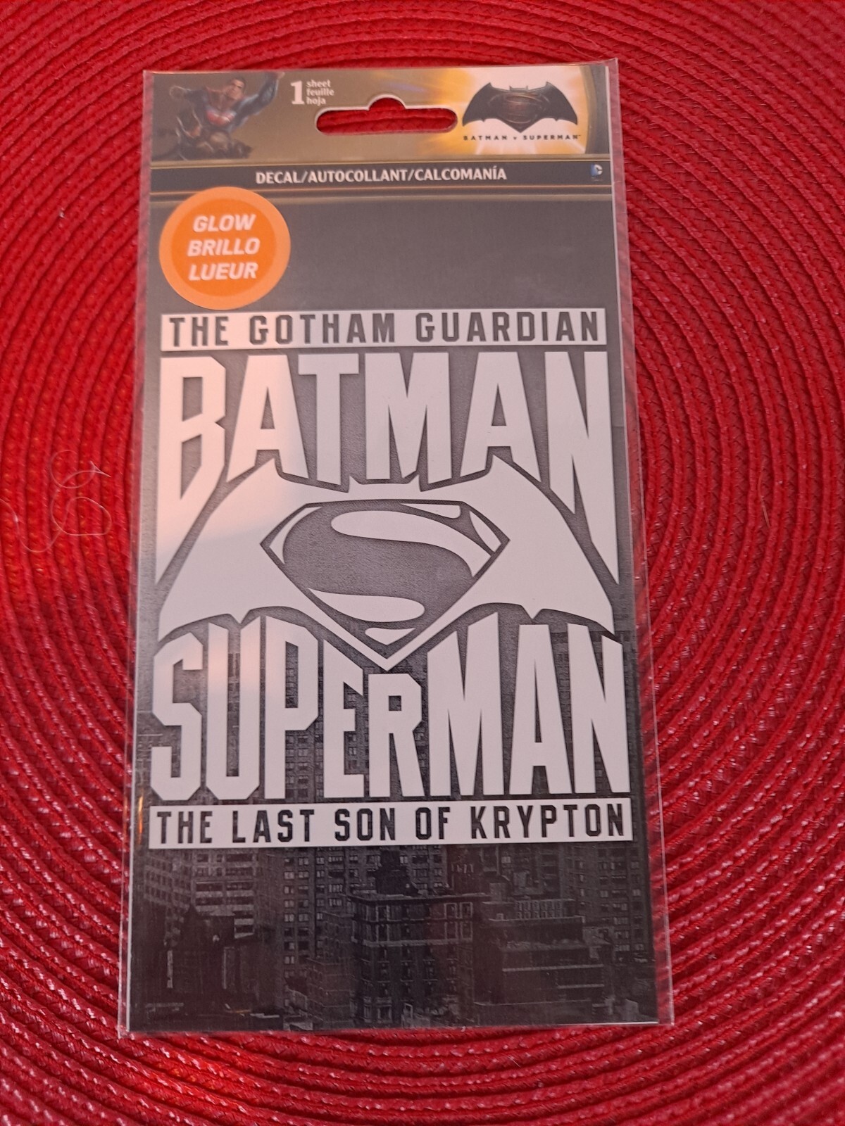 Batman Superman Decal – The Gotham Guardian – The Last Son of Krypton