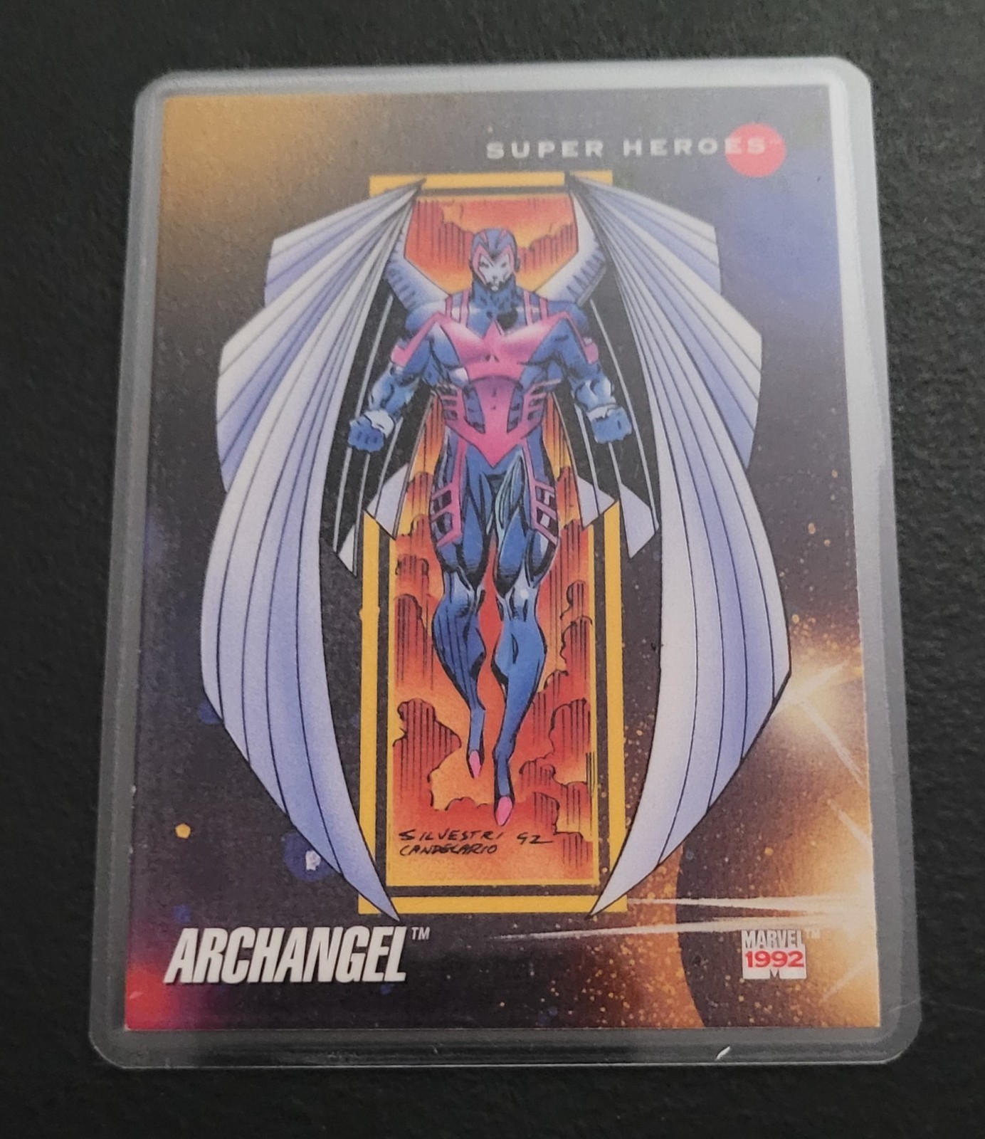 1990’s Impel Marvel Universe Super Heroes Fridge/Locker/Cabinet Laminated Magnet