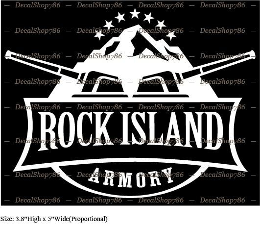Rock Island Armory – Hunting/Outdoor Sports – Vinyl Die-Cut Peel N’ Stick Decals